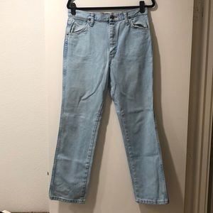 Wrangler Jeans with lots of wear